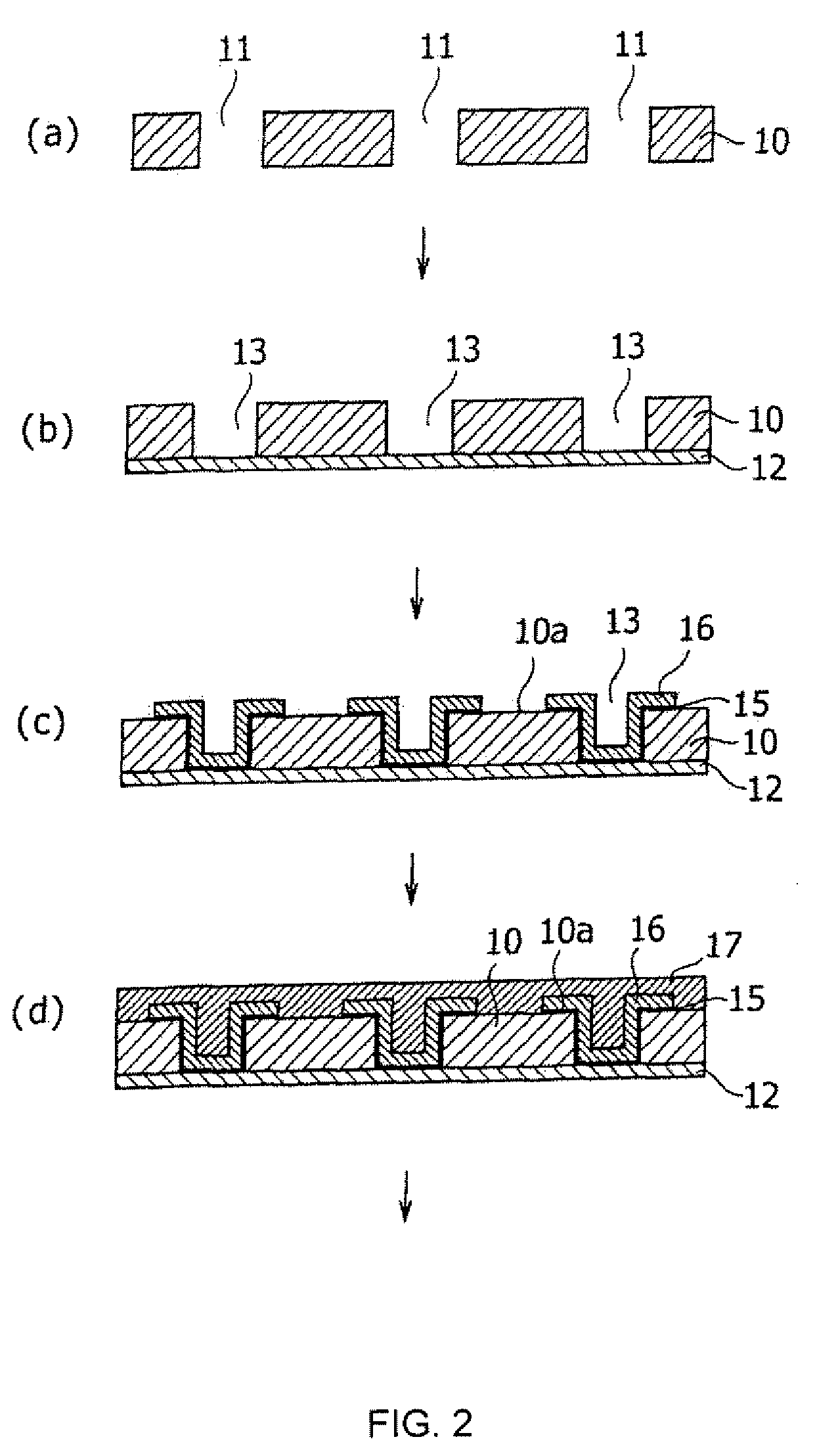 Process for forming a bump structure and bump structure