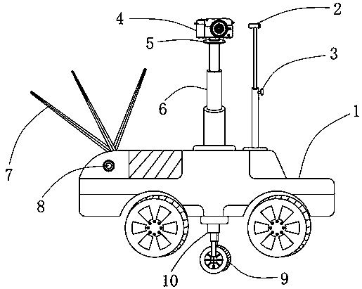 Airport runway lamplight detection system