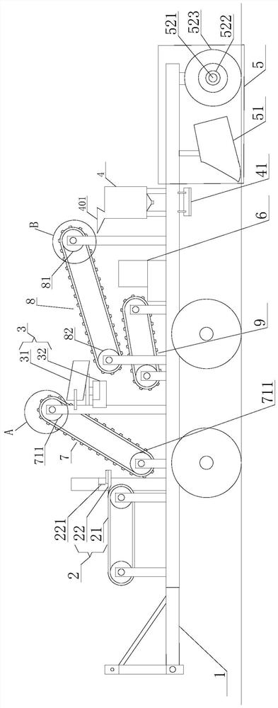 Corn stalk processing device and method for processing corn stalks