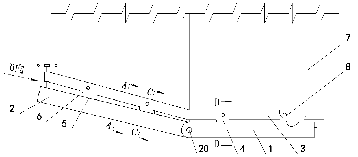 Adjustable base assembly structure of steel cofferdam
