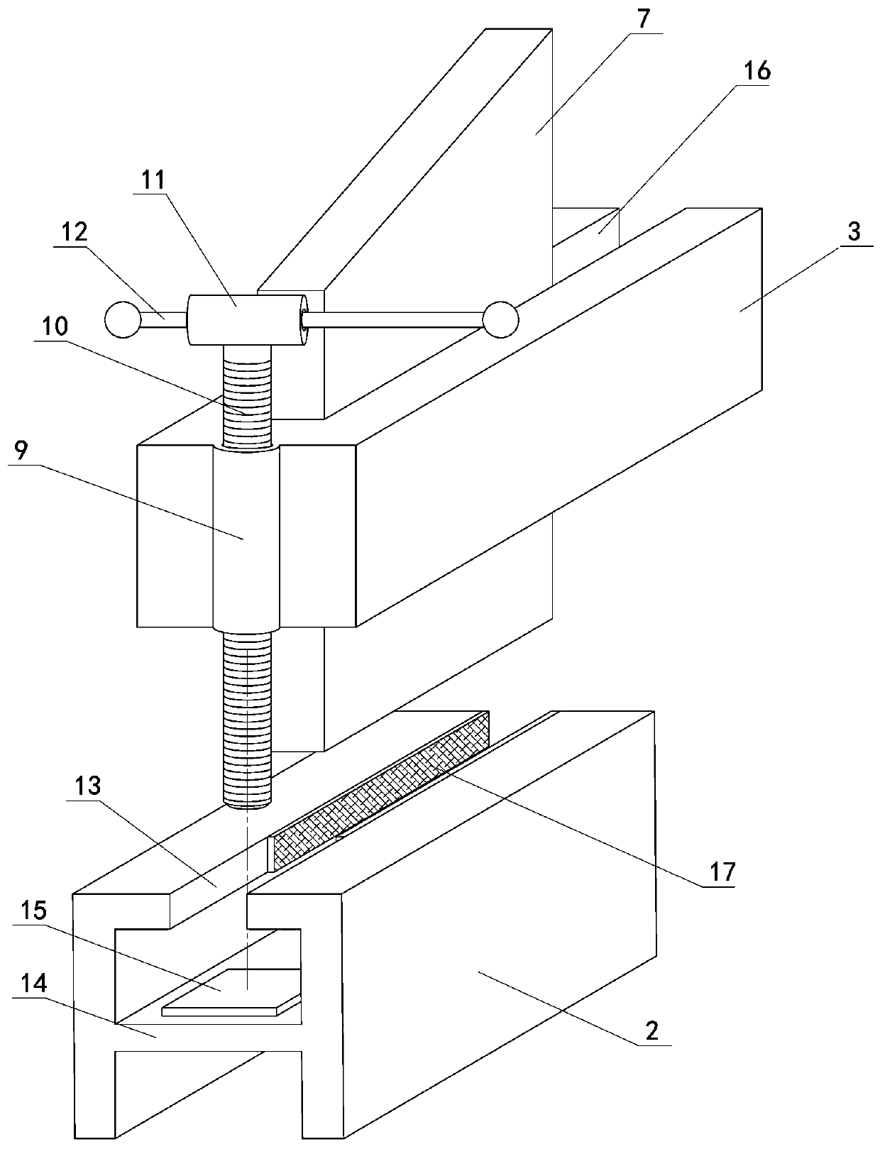 Adjustable base assembly structure of steel cofferdam