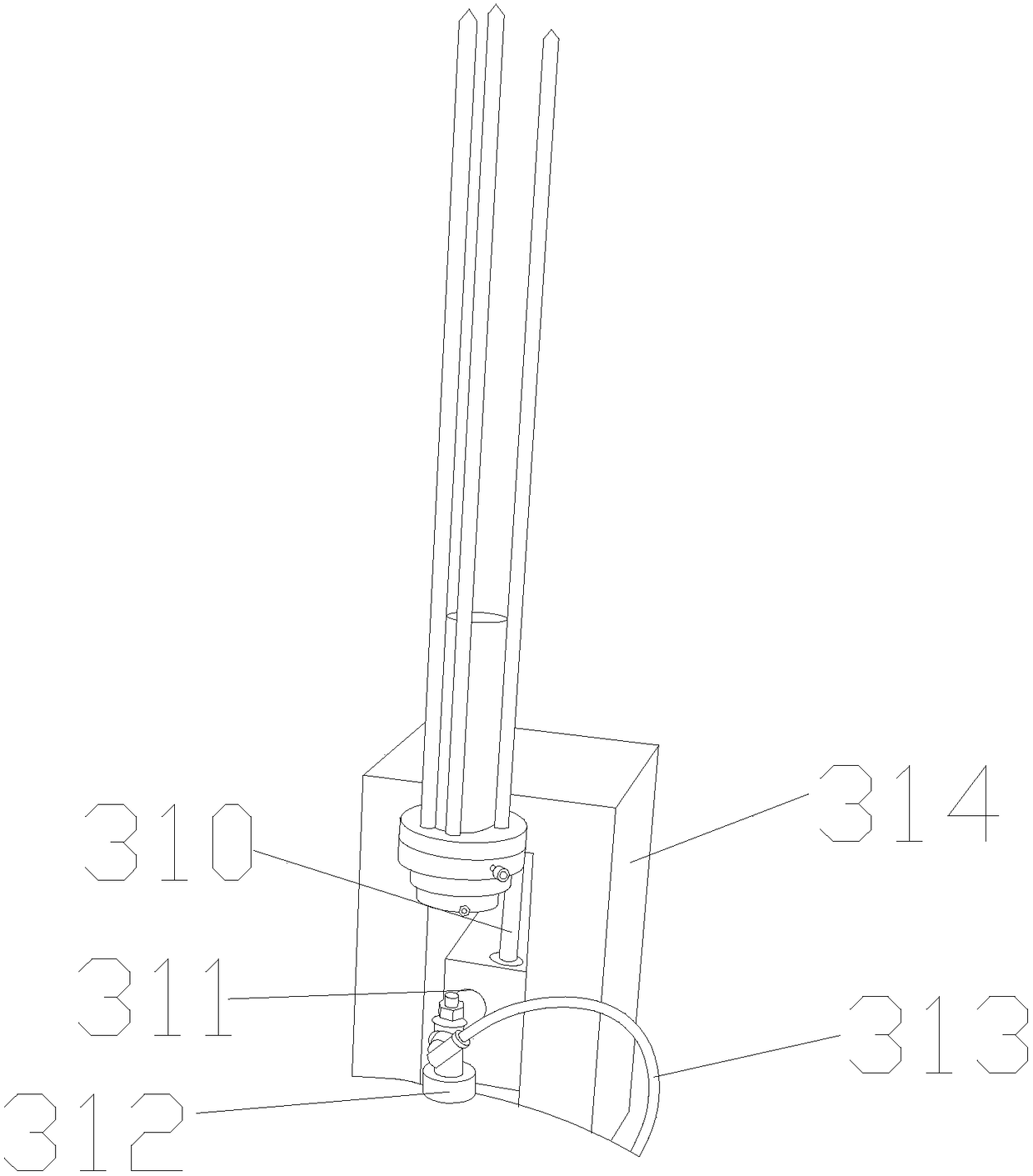 Automatic gasket absorbing system for gasket machine