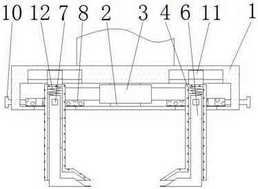 Stacker crane limiting protection device and method for automobile air conditioner production