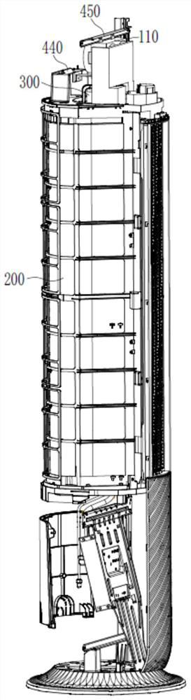 Split structure and cabinet easy to disassemble and wash