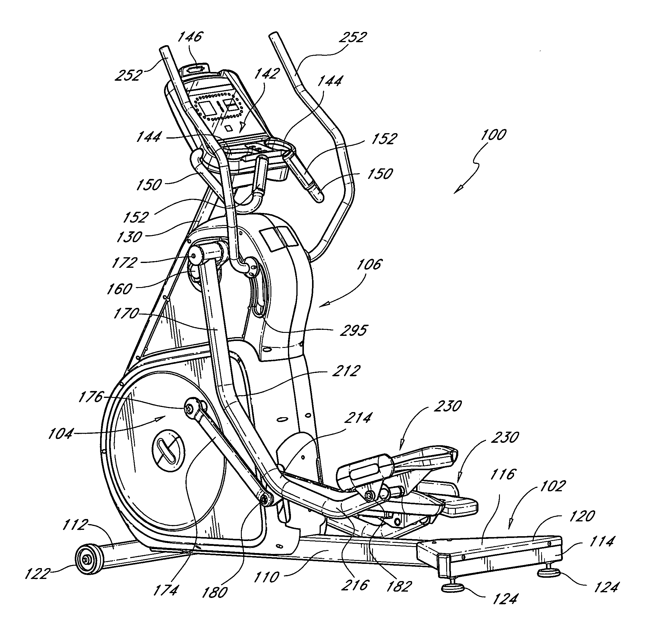 Articulating linkage exercise machine