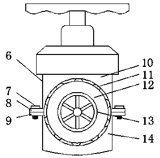 Valve convenient to detach and repair