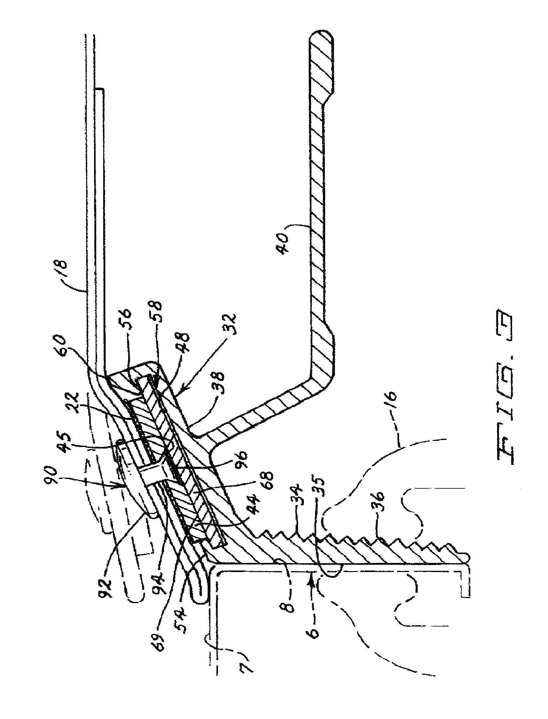 Tonneau cover having a draw cord