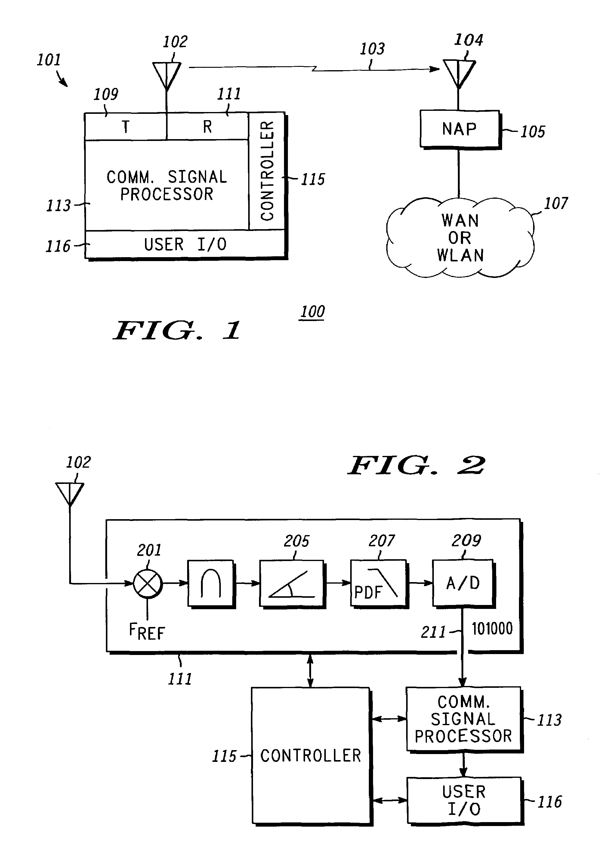 Signal processor used for symbol recovery and methods therein