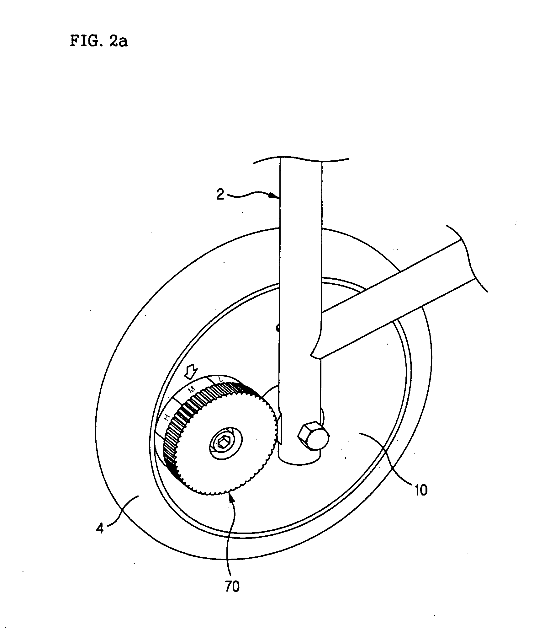 Apparatus for automatic brake of walking support machine
