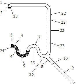 Water drain device for top buffer layer of karst tunnel
