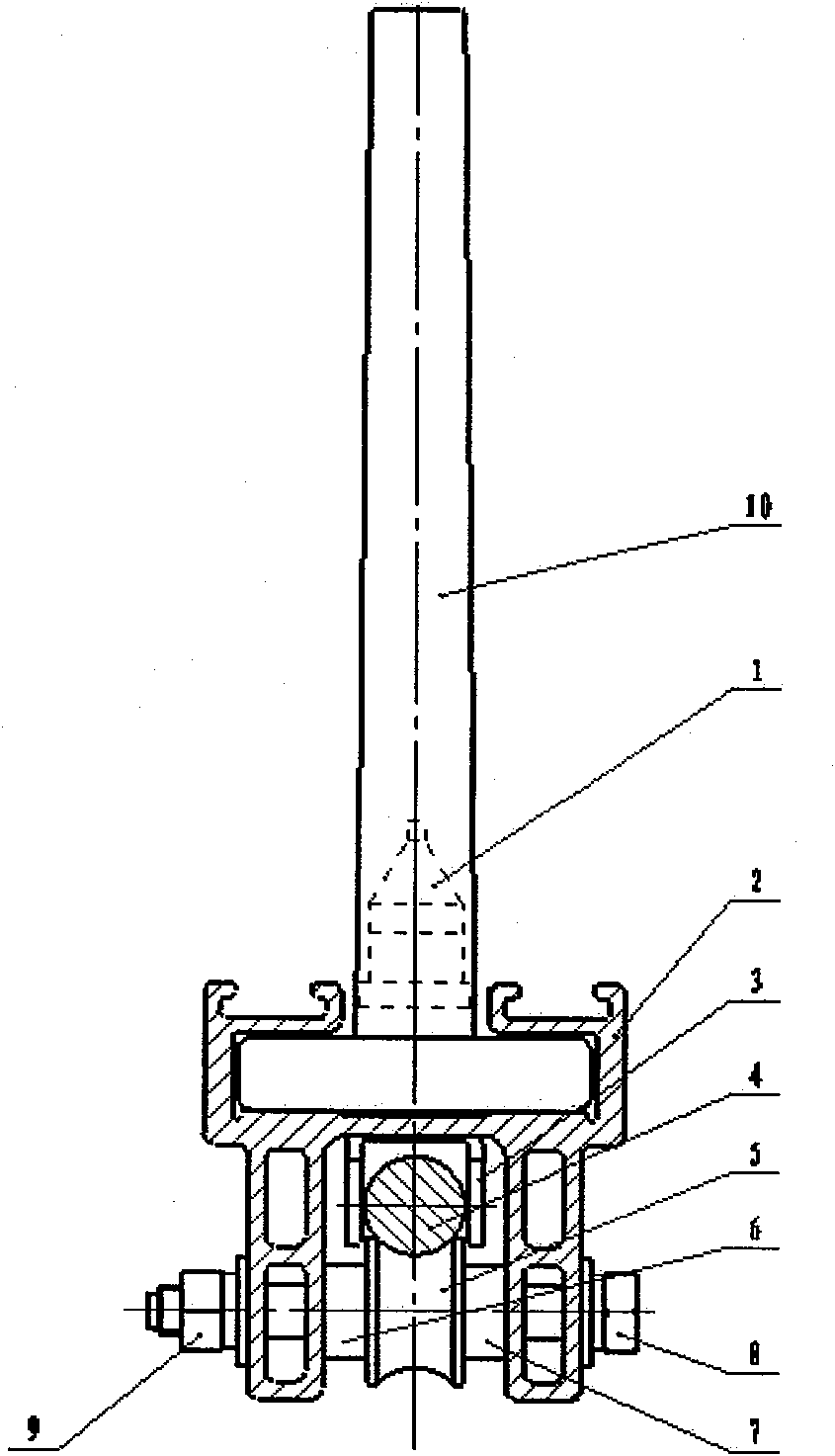 Cam conveying guide rail for doffer of ring spinning frame