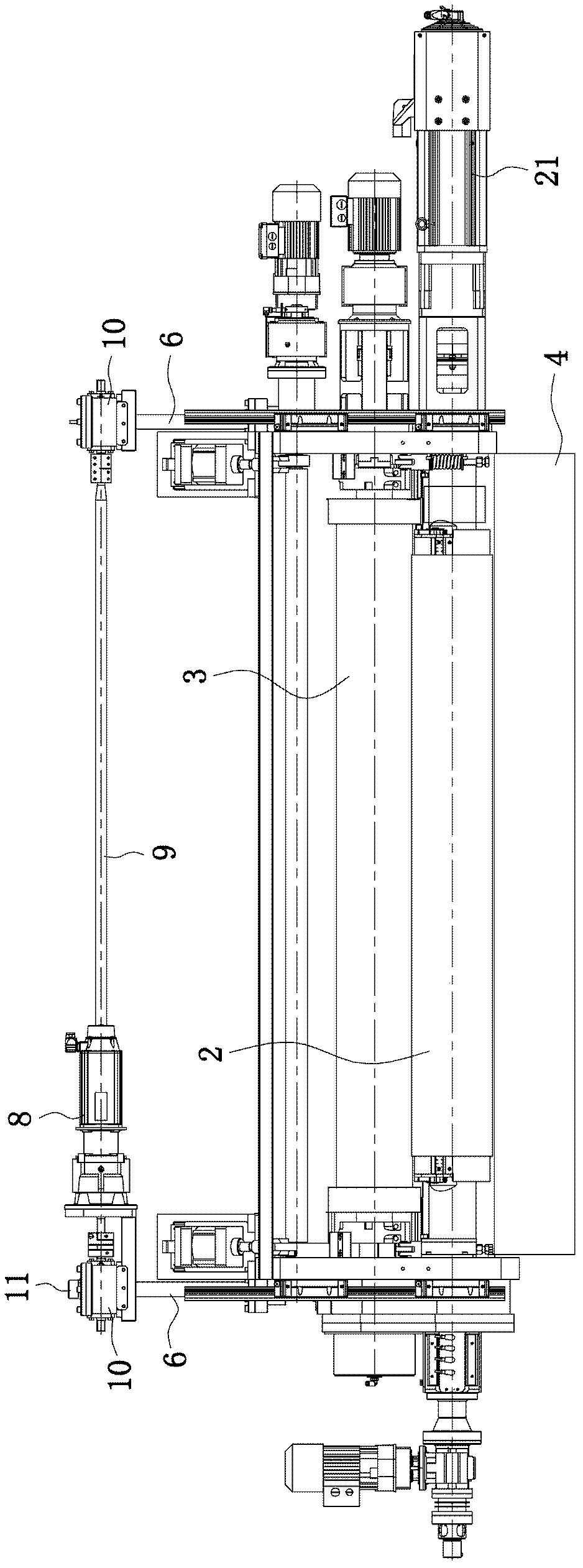 Printing unit structure capable of replacing adhered and hung printing offset plate under non-stop condition