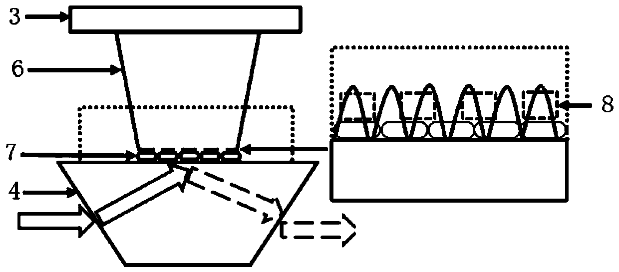 Transwell detection device and method based on terahertz attenuated total reflection technology