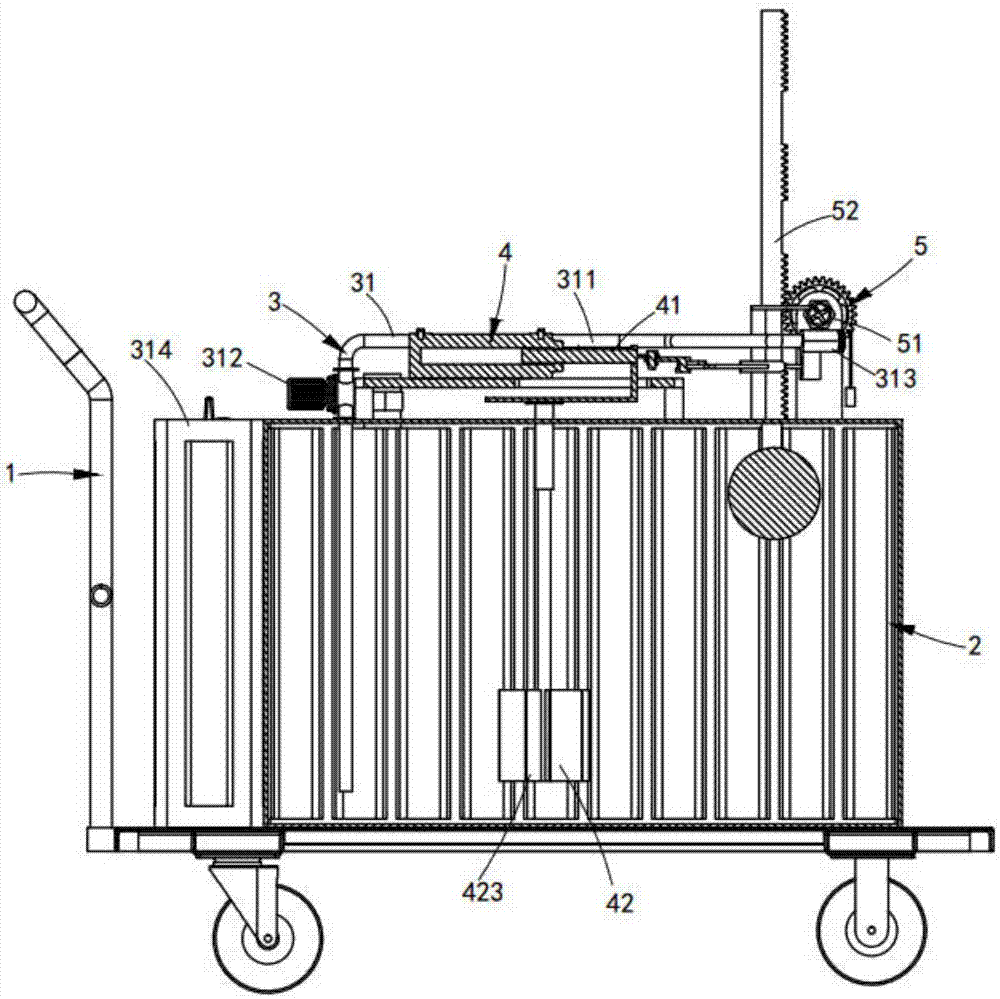 Pesticide spraying two-way control pesticide spraying vehicle