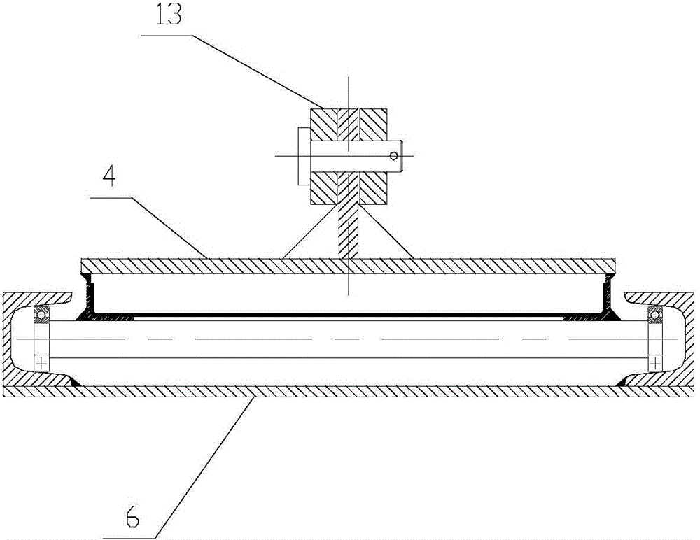 Material receiving device for punch press