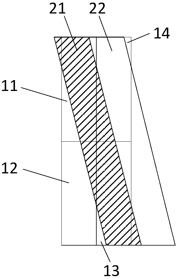 A naked-eye display panel, display and optical component for reducing 3D crosstalk