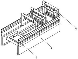 Automatic-production cleaning device for production of computer case shell