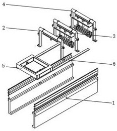 Automatic-production cleaning device for production of computer case shell