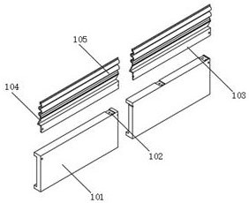 Automatic-production cleaning device for production of computer case shell