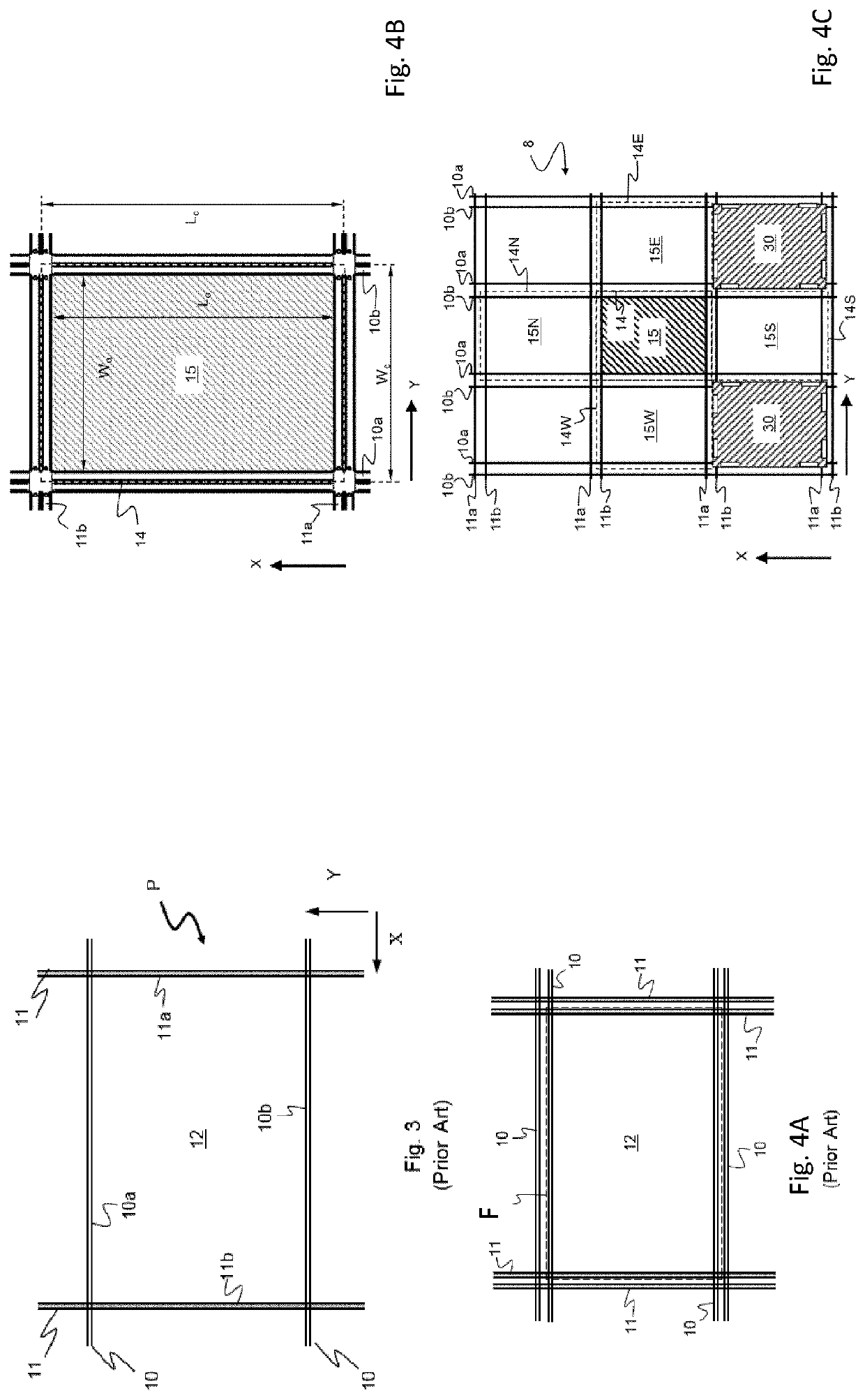 Container handling vehicle with first and second sections and lifting device motor in second section