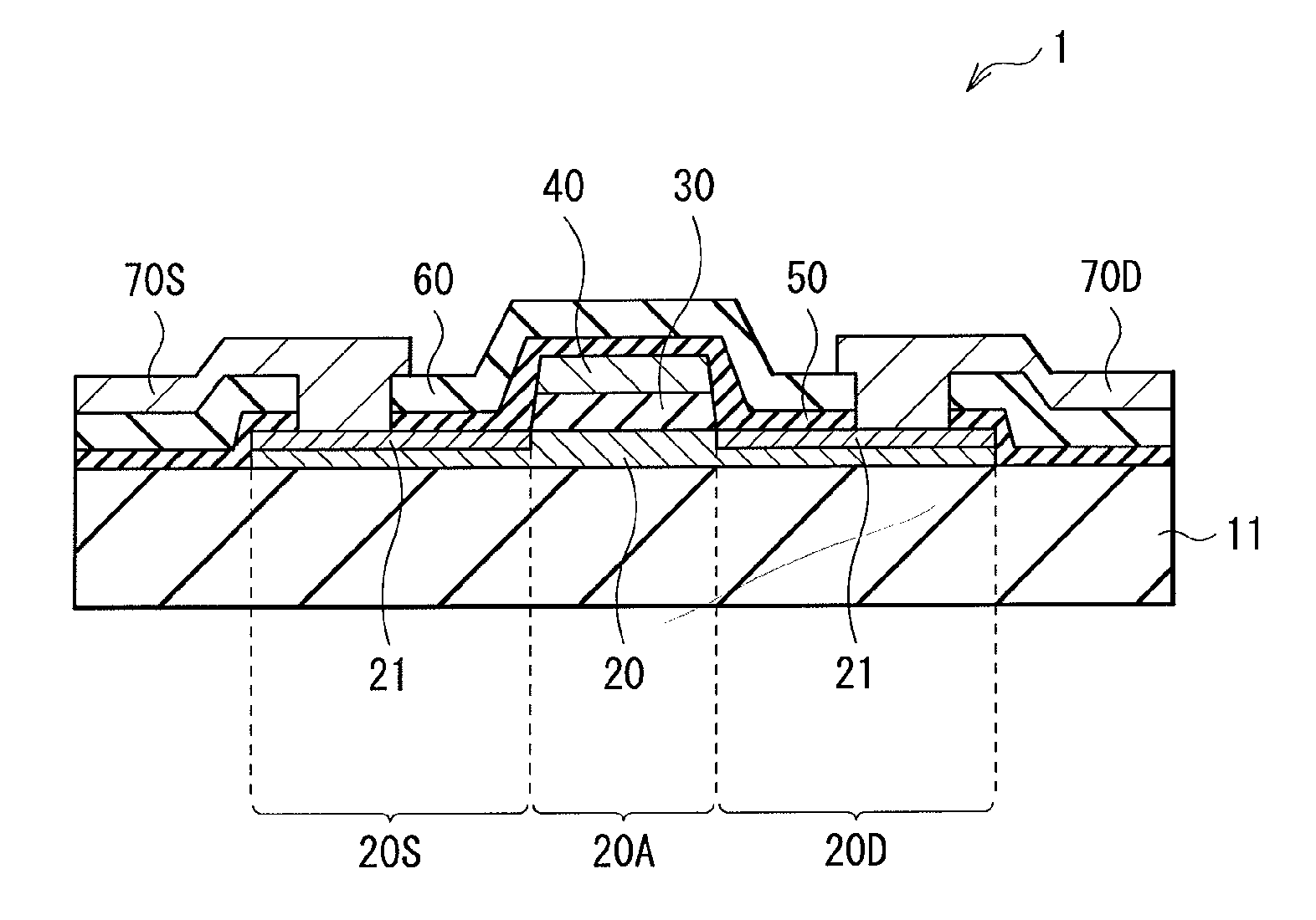 Thin-film transistor, method of manufacturing the same, and display device