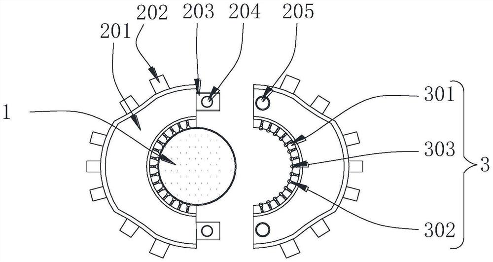 Vortex-induced vibration preventing deep-sea vertical pipe for deep-sea resource development