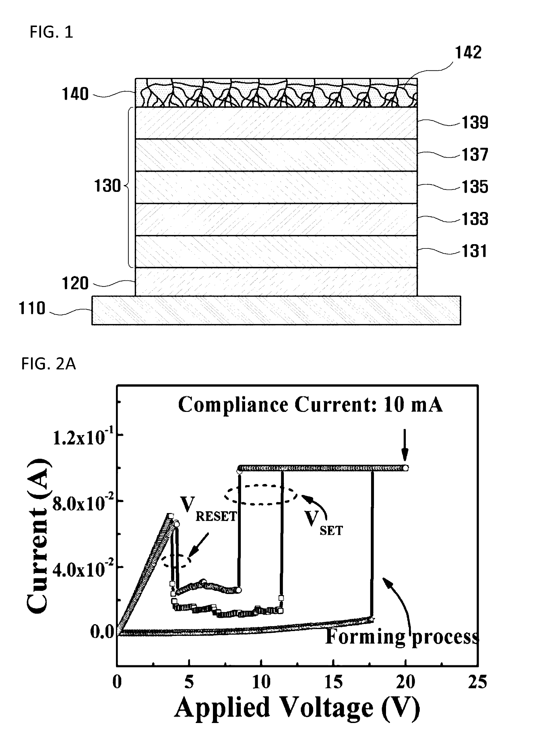 Organic light emitting device having transparent electrode where conducting filaments formed and method of manufacturing the same