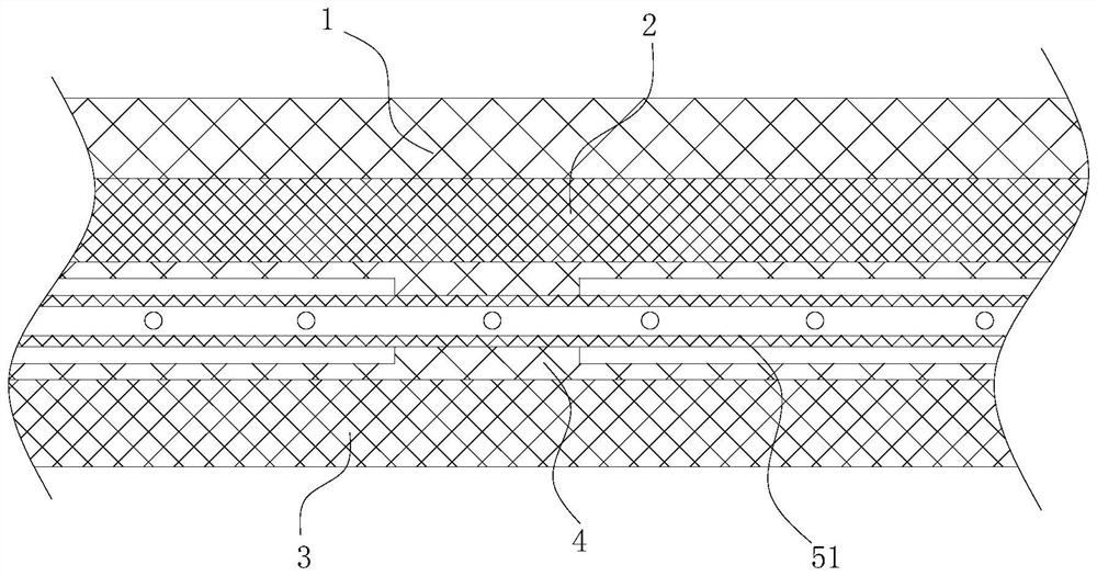 High-comfort fiber antibacterial composite fabric and preparation method thereof