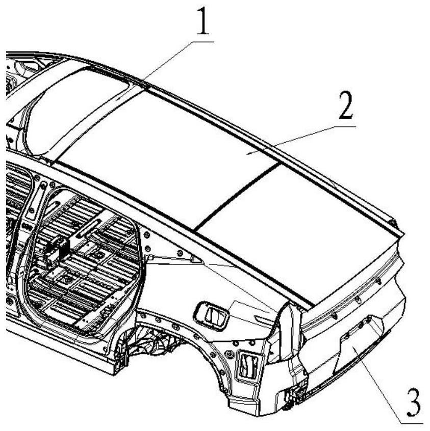 Automobile back door structure and back door opening method