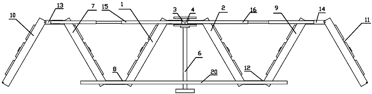 Meteorological station for real-time calculation of photovoltaic power station irradiation value