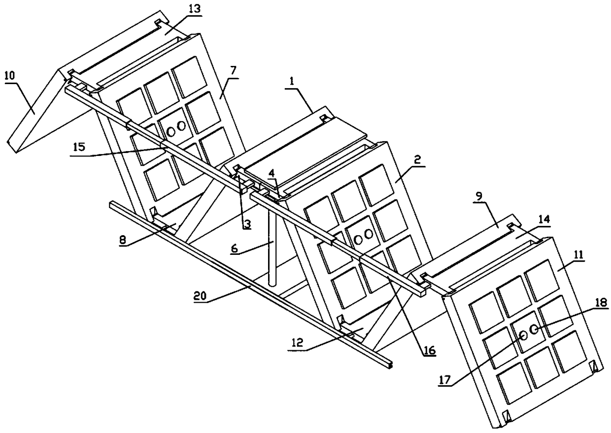 Meteorological station for real-time calculation of photovoltaic power station irradiation value