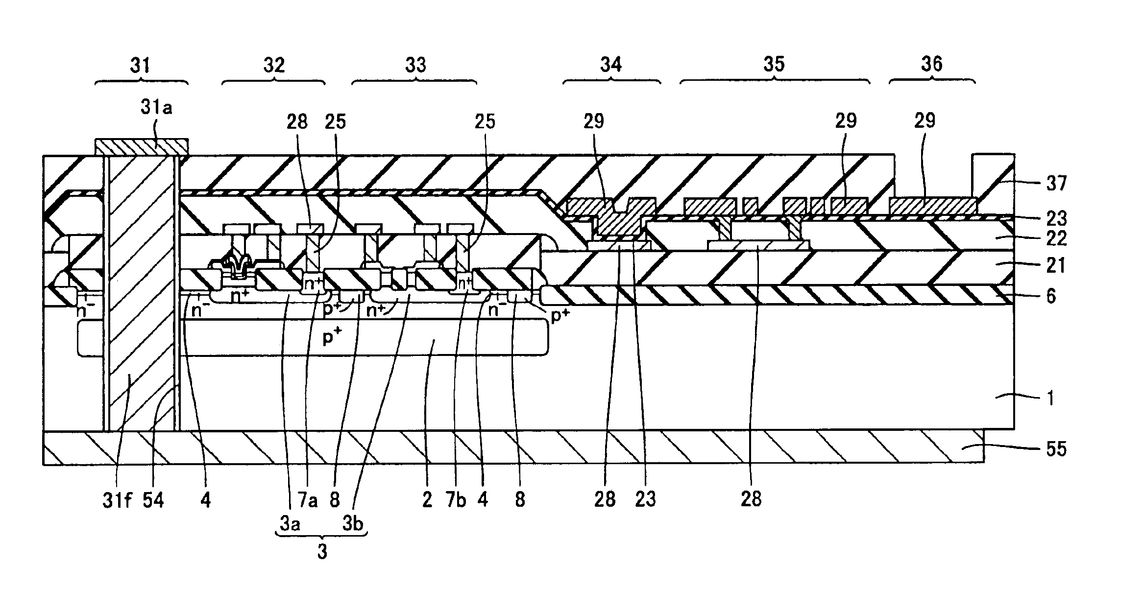 Semiconductor device including bipolar transistor and buried conductive region