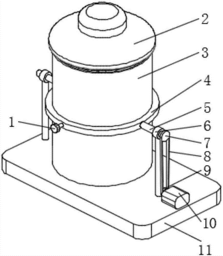 Easily-cleaned pulverizer for food machining