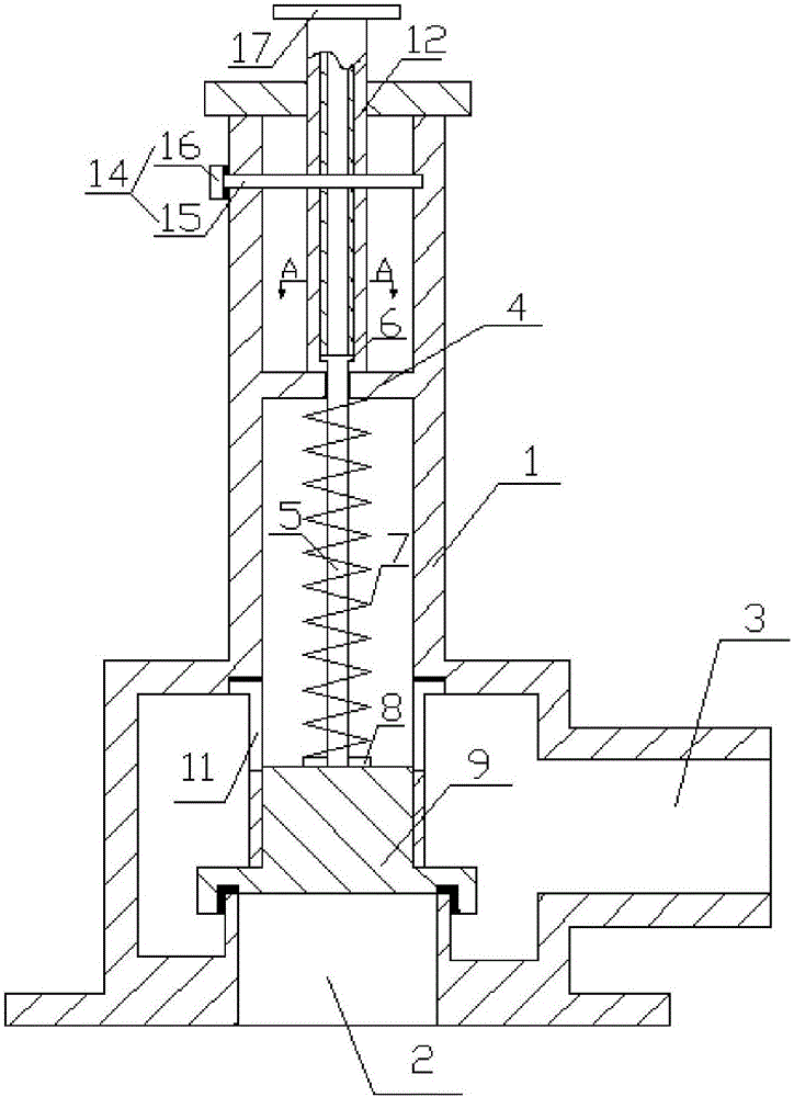 Anti-rotary type safety valve