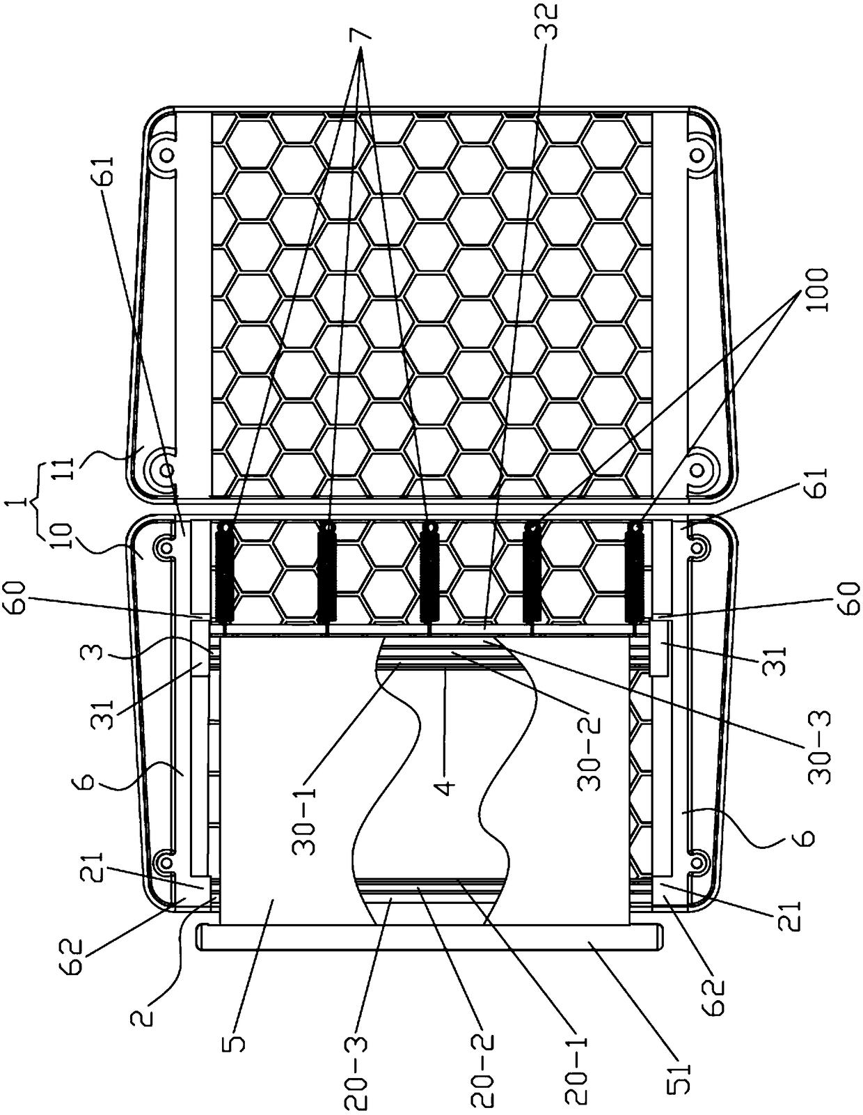 Cord fabric winding device