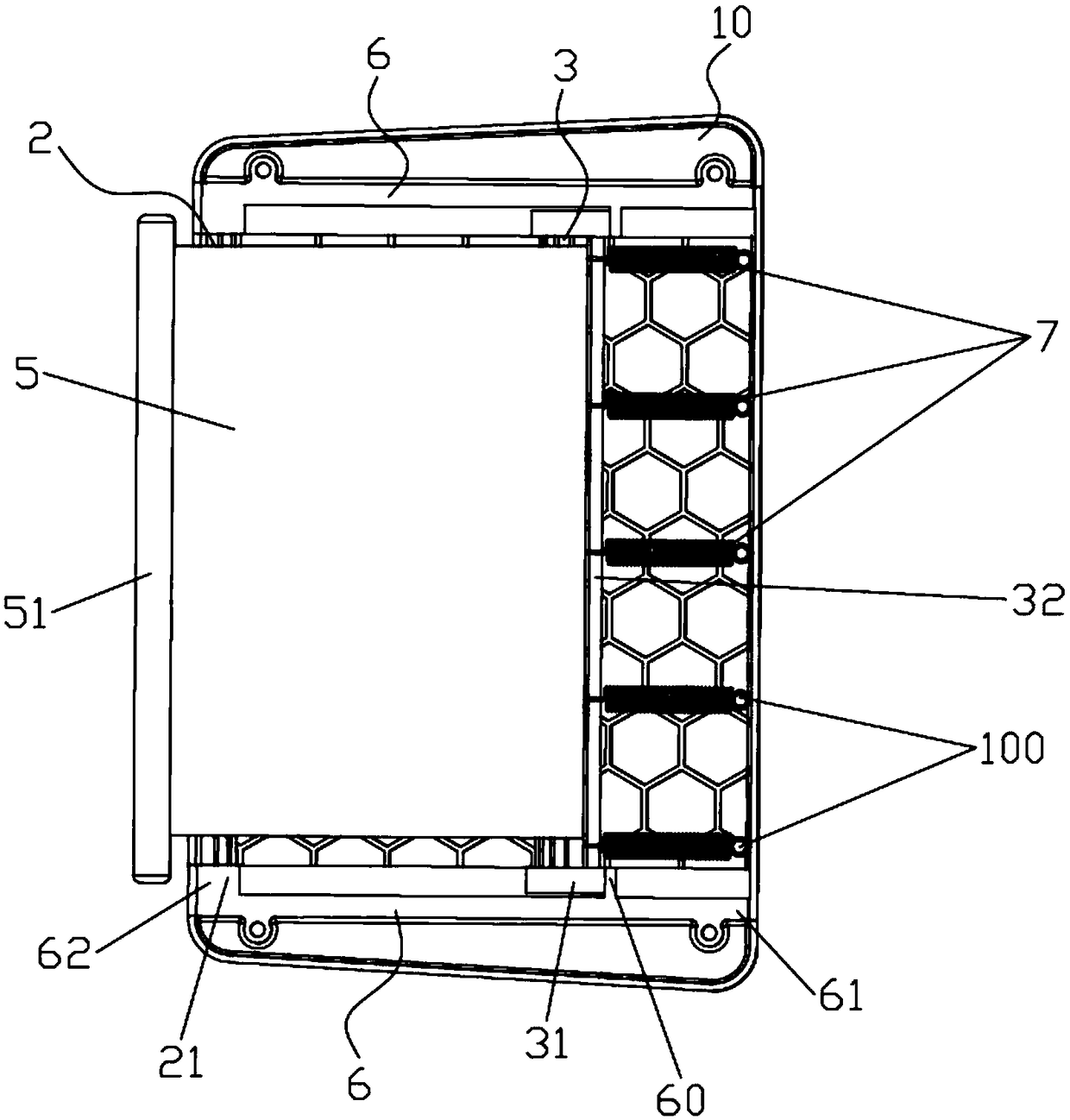 Cord fabric winding device