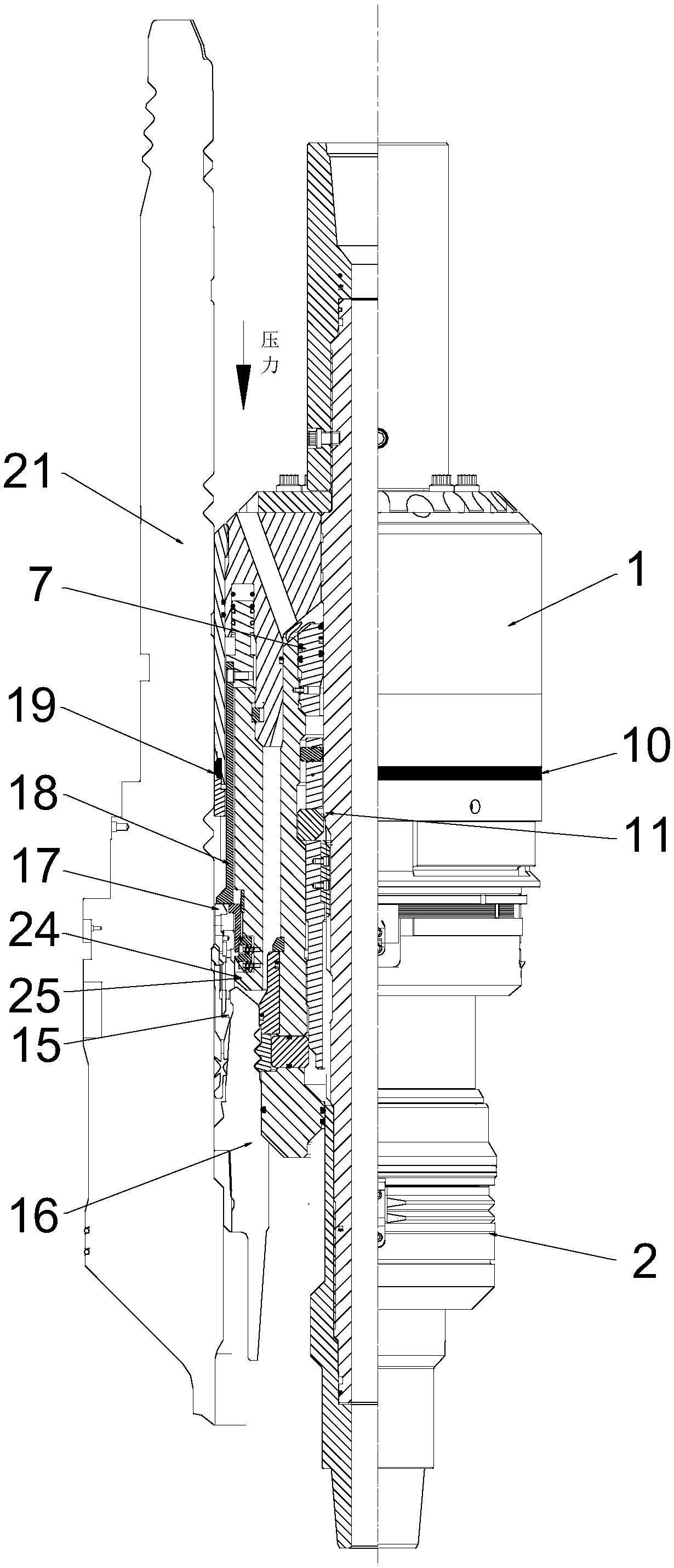 Single-pass running tool and method for casing hanger and sealing assembly for underwater wellhead