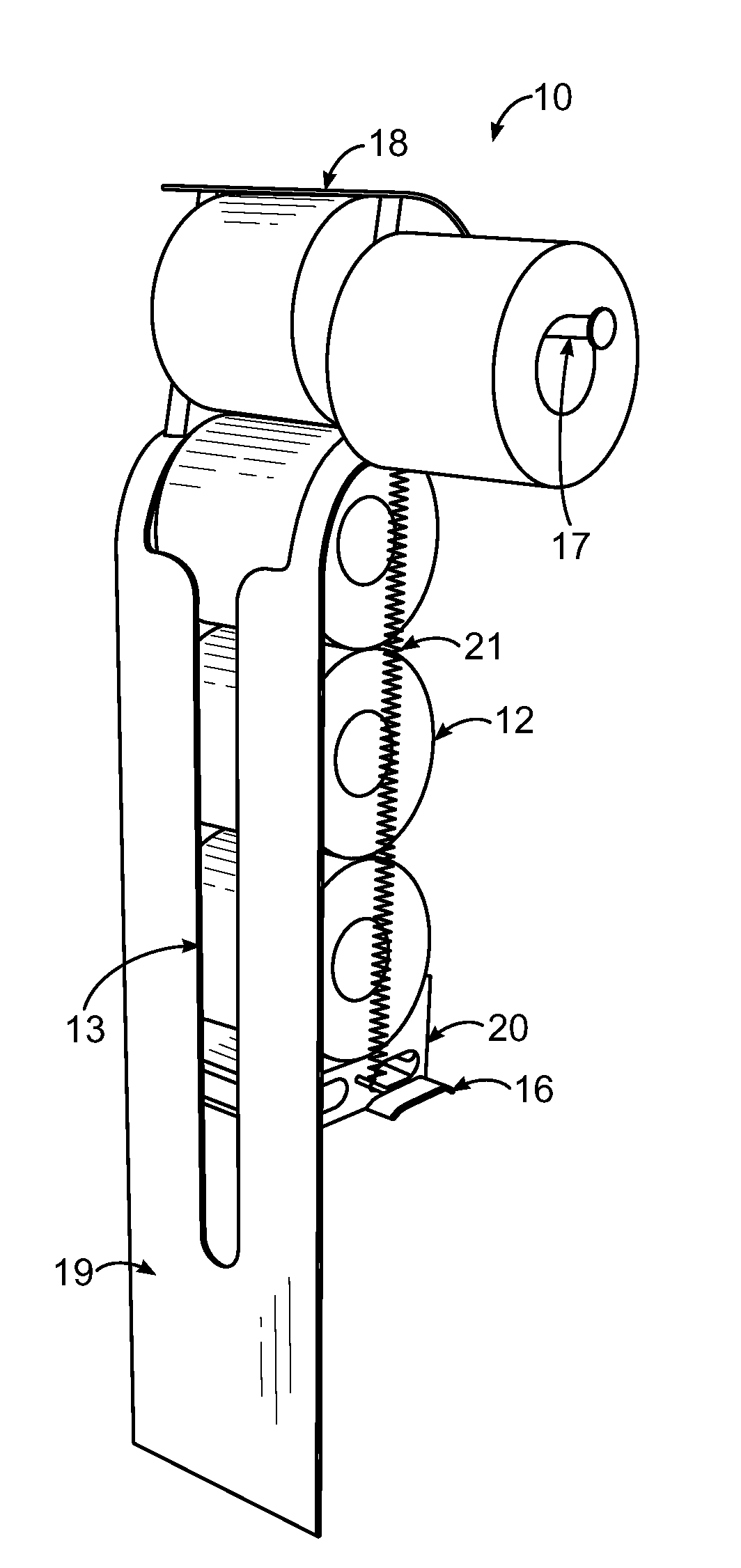 Spring-Loaded Toilet Paper Dispenser