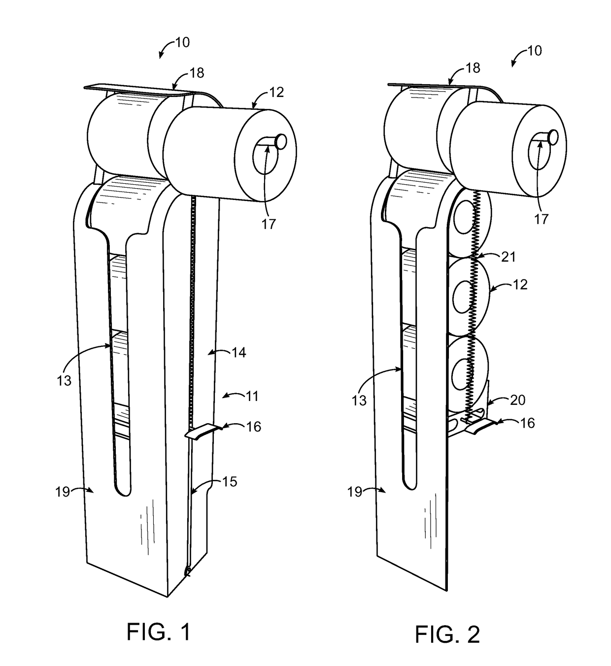 Spring-Loaded Toilet Paper Dispenser