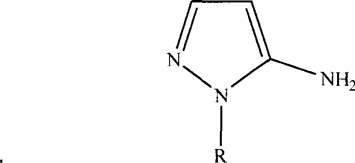 Novel synthesis process for 5-amino-1-hydroxyethyl pyrazole or the like