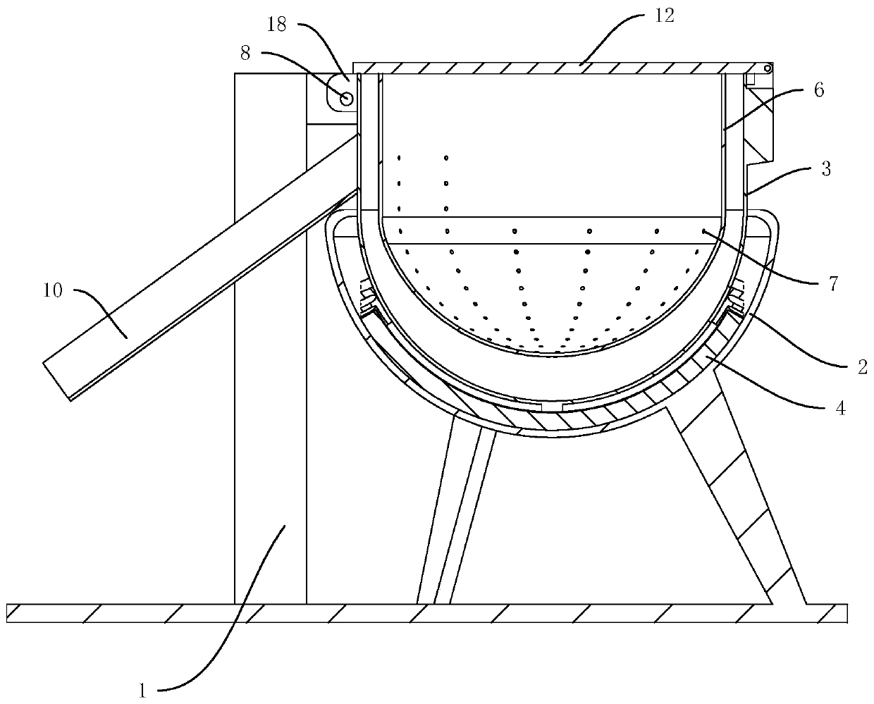 Marinating and boiling equipment for beef processing and using method thereof