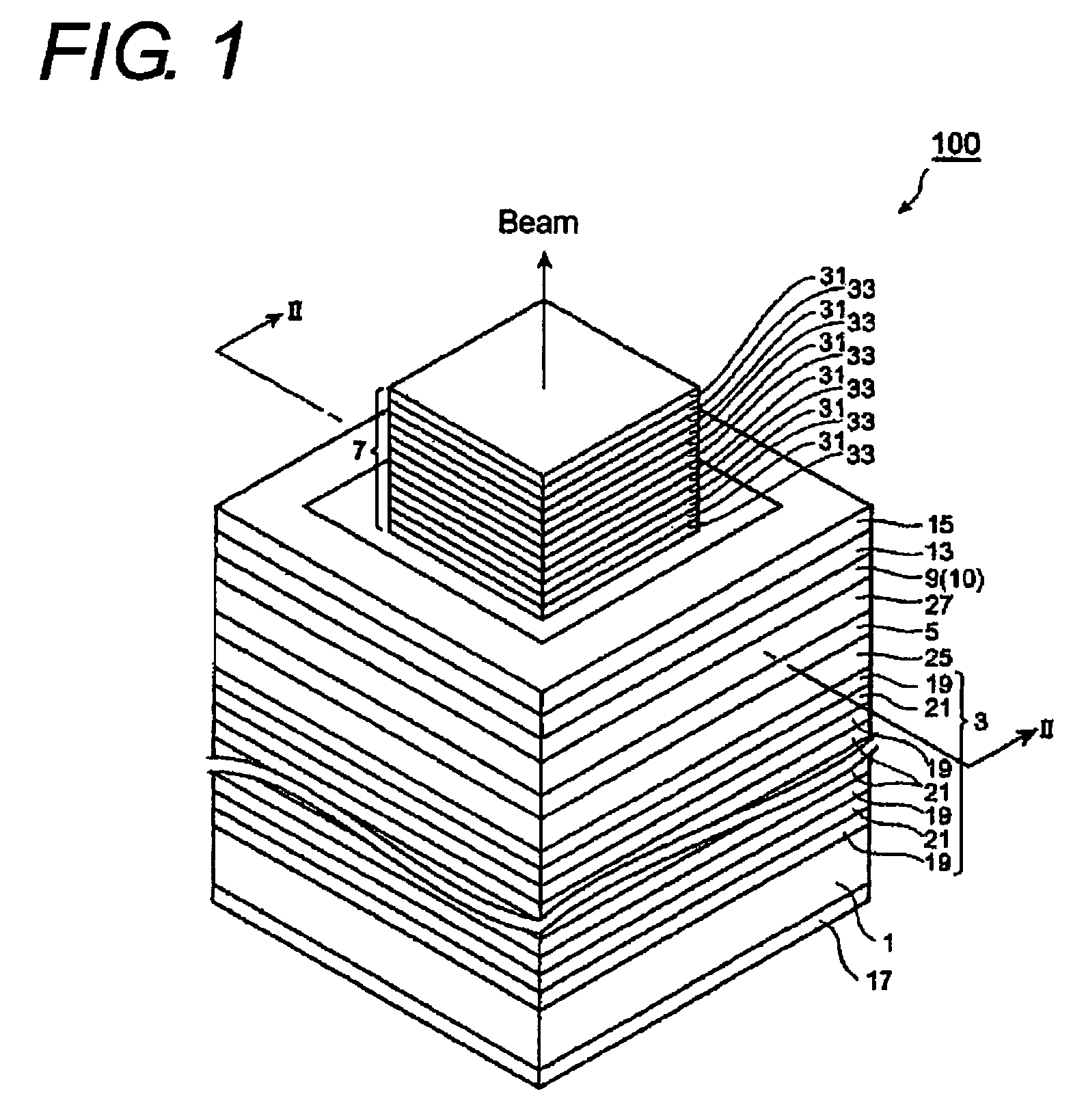 Vertical cavity surface emitting laser diode having a high reflective distributed Bragg reflector