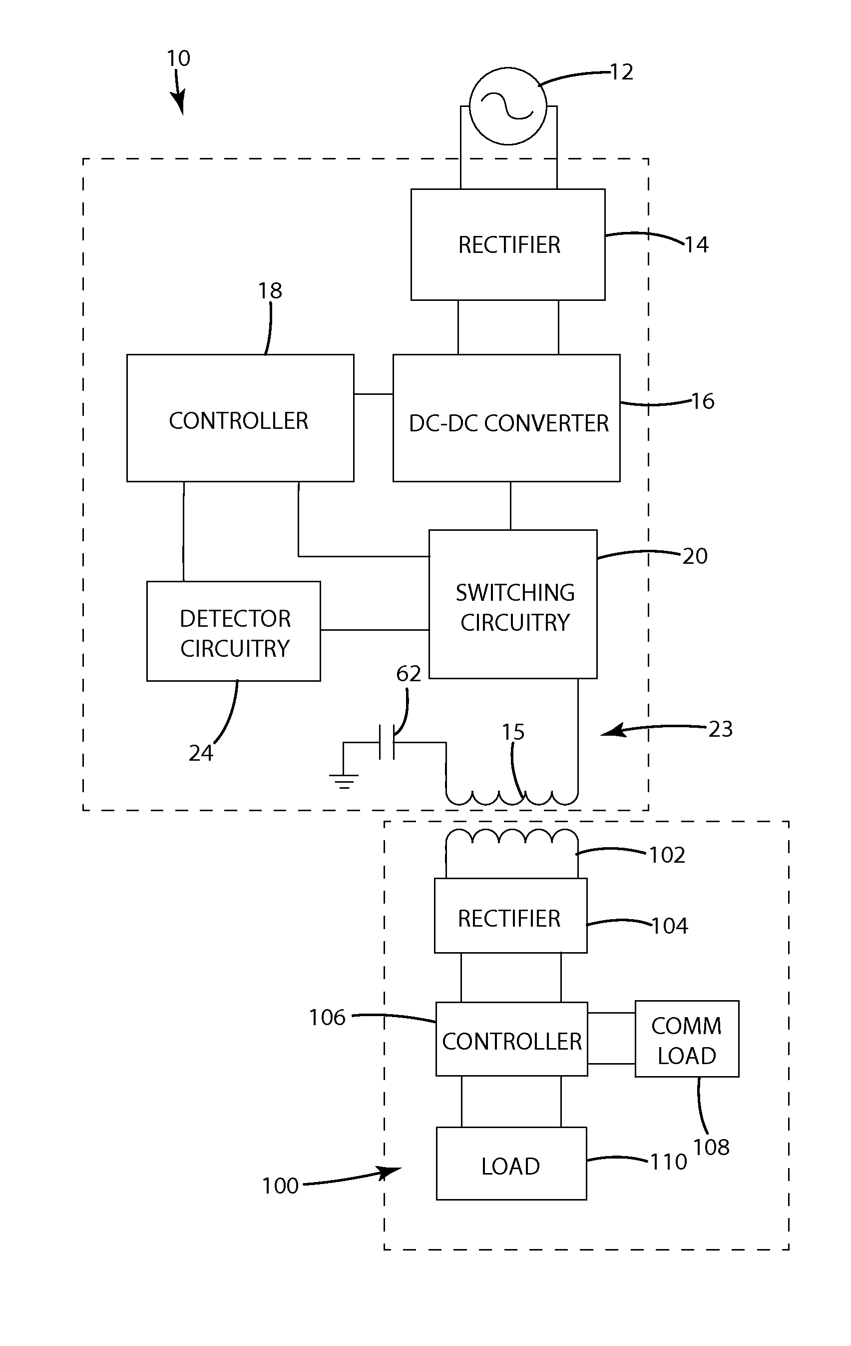 Systems and methods for detecting data communication over a wireless power link