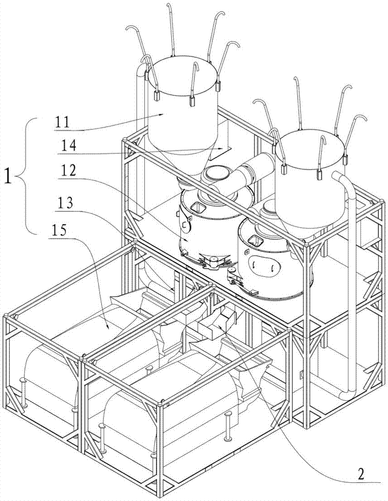 Offshore wind turbine generator foundation grouting operation system