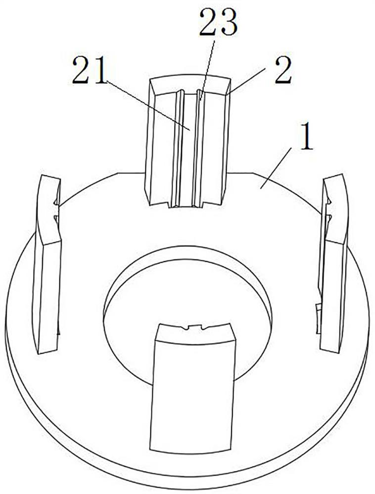 Motor stator iron core, manufacturing method of motor stator iron core and laminating tool