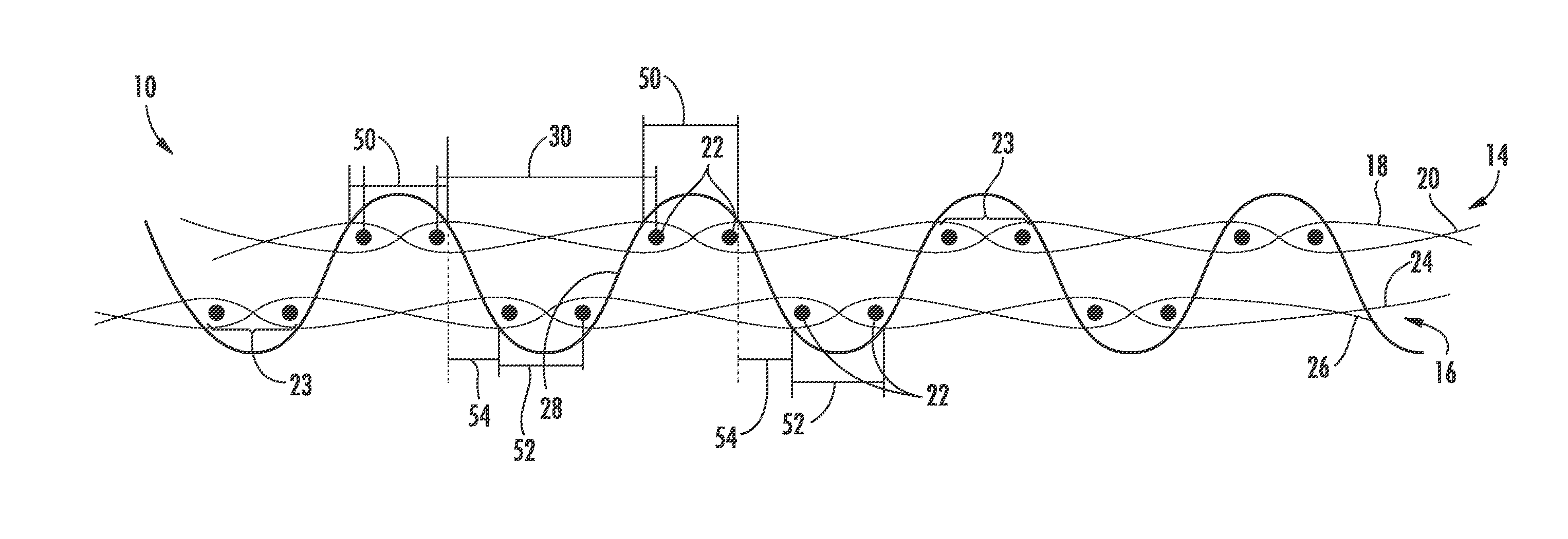 Energy absorbing fabric and method of manufacturing same