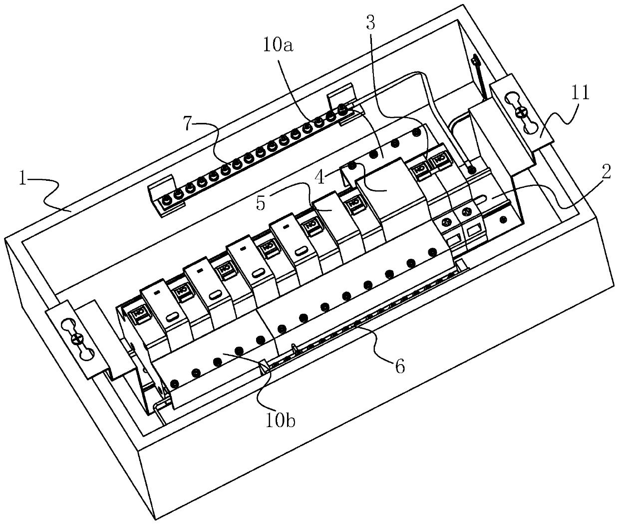 Distribution box and its production process