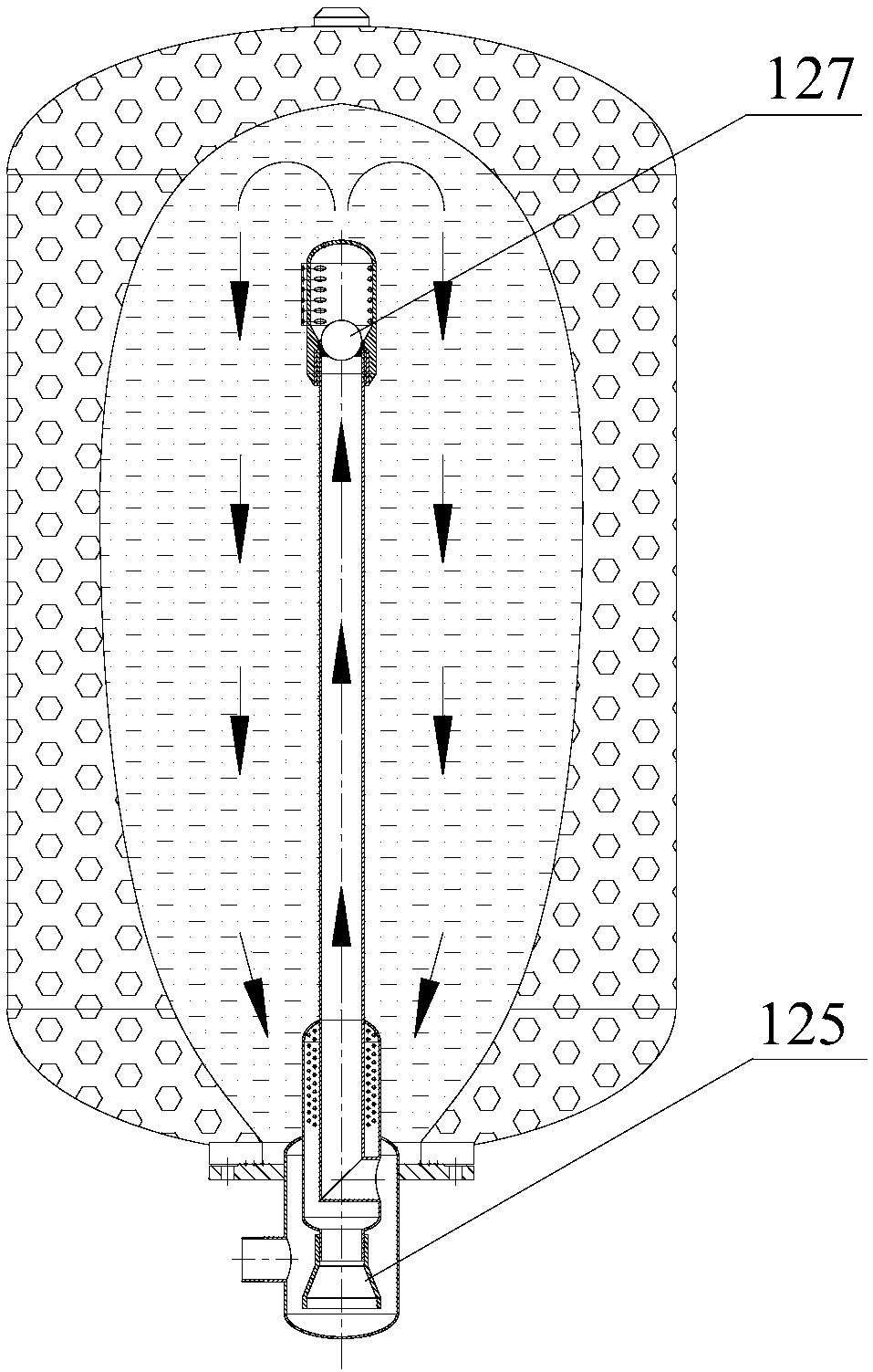 Capsule type air pressure tank and water supply system