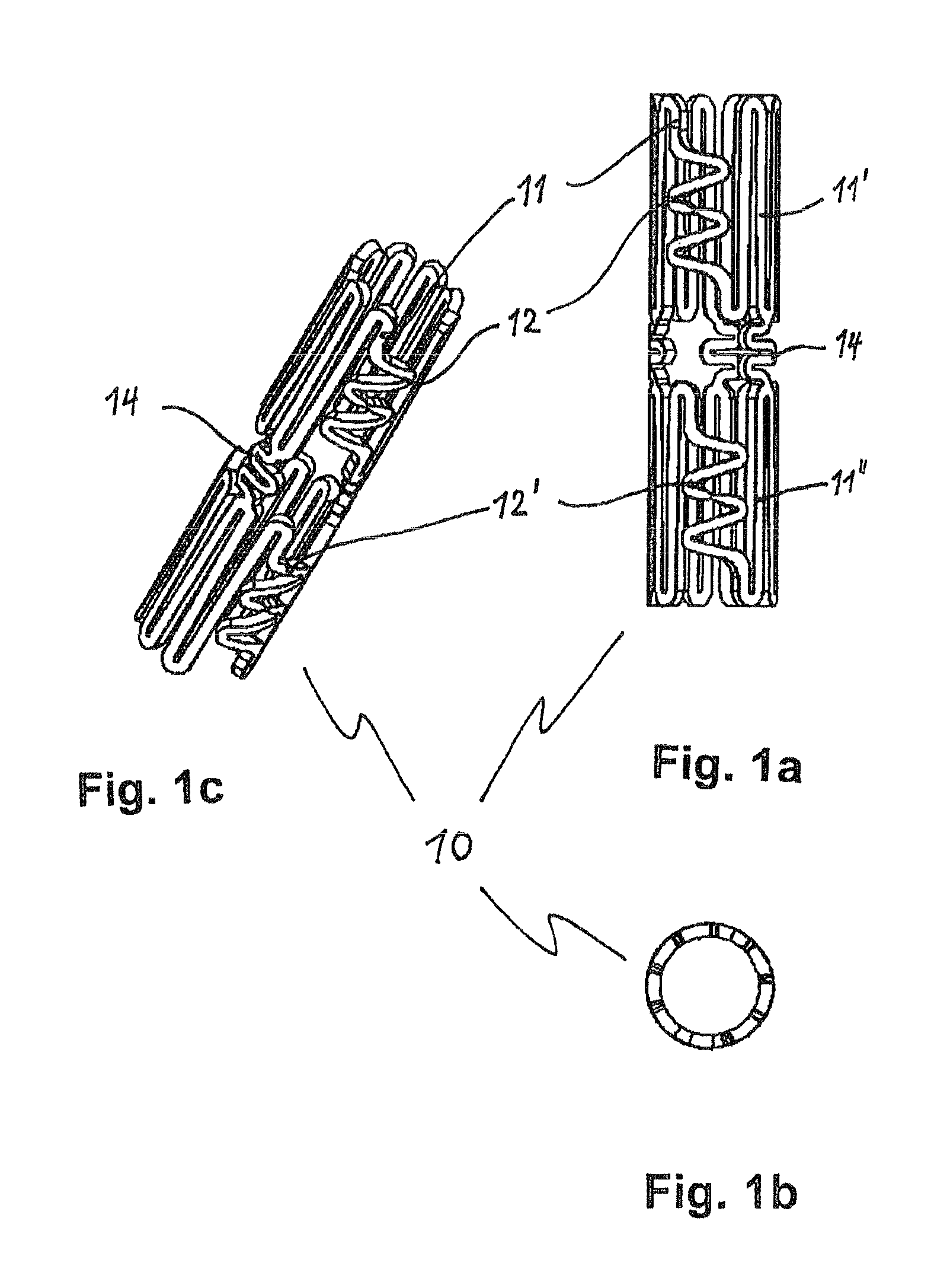 Stent having expandable elements