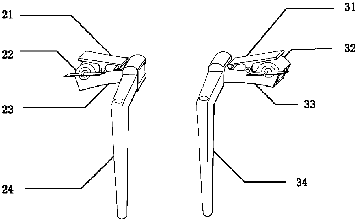 An anterior cervical orthopedic vertebral distractor